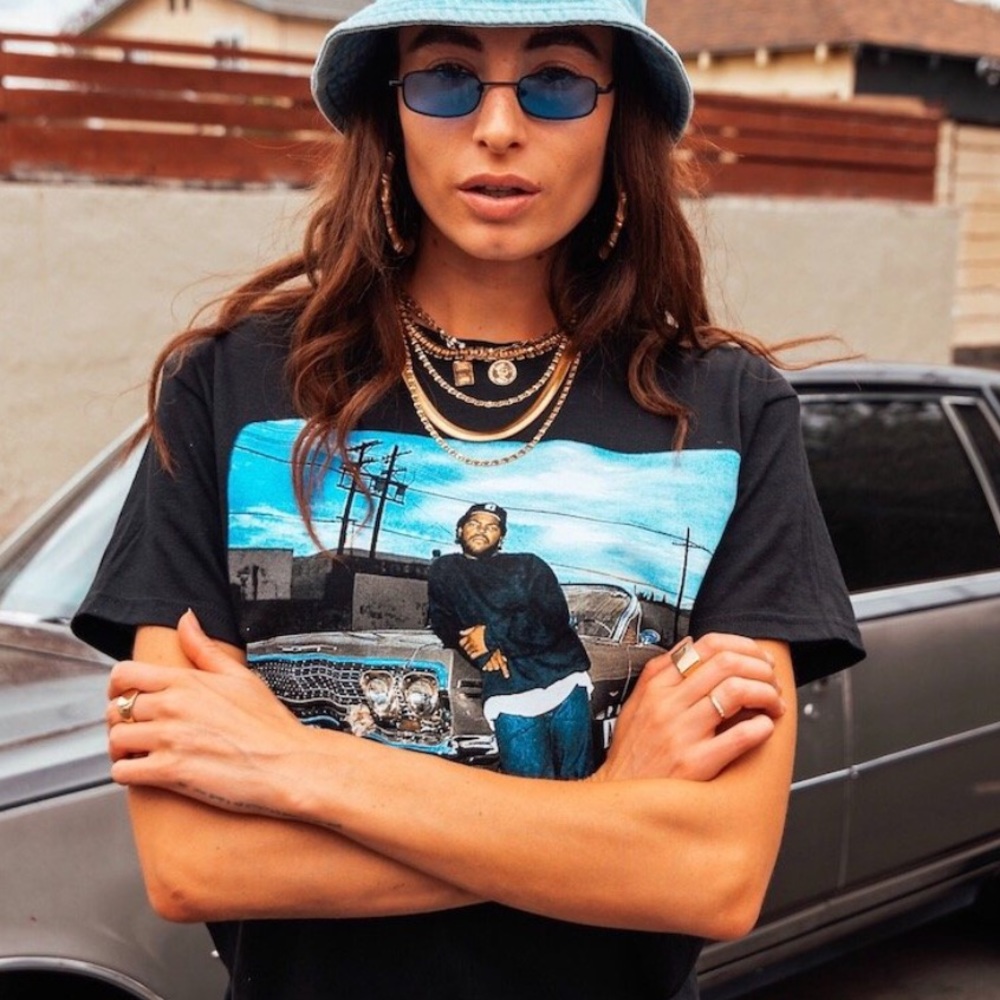 Ice Cube Straight Outta Compton Vintage inspired